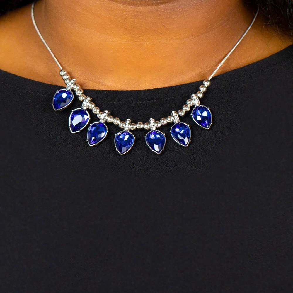 Silver and Blue Necklace!!!